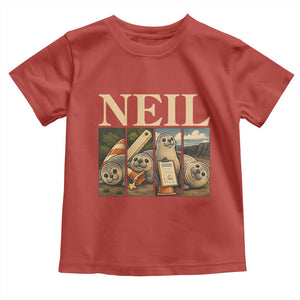 Funny Neil The Seal Toddler T Shirt Viral Ocean Animal Meme Graphic TS12 Red Print Your Wear