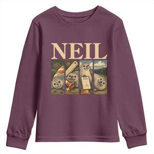 Funny Neil The Seal Youth Sweatshirt Viral Ocean Animal Meme Graphic