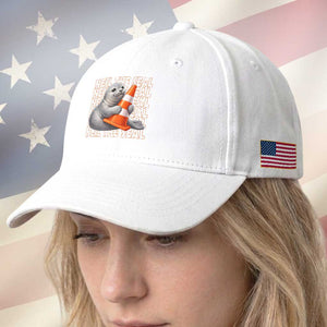 Neil The Seal Groovy Baseball Cap Retro Vintage Cute Seal Lover Graphic TS12 Print Your Wear