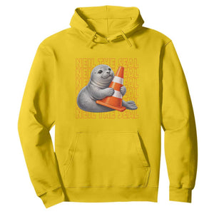 Neil The Seal Groovy Hoodie Retro Vintage Cute Seal Lover Graphic
