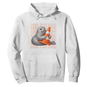 Neil The Seal Groovy Hoodie Retro Vintage Cute Seal Lover Graphic