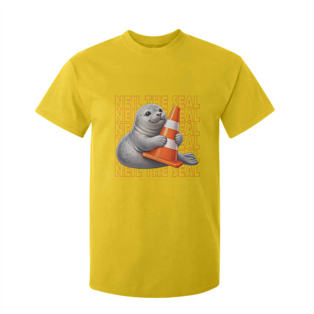 Neil The Seal Groovy T Shirt For Kid Retro Vintage Cute Seal Lover Graphic