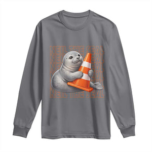 Neil The Seal Groovy Long Sleeve Shirt Retro Vintage Cute Seal Lover Graphic
