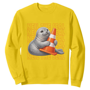 Neil The Seal Groovy Sweatshirt Retro Vintage Cute Seal Lover Graphic