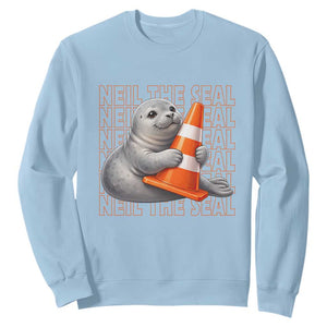 Neil The Seal Groovy Sweatshirt Retro Vintage Cute Seal Lover Graphic