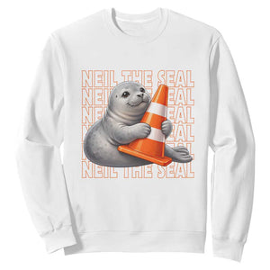 Neil The Seal Groovy Sweatshirt Retro Vintage Cute Seal Lover Graphic