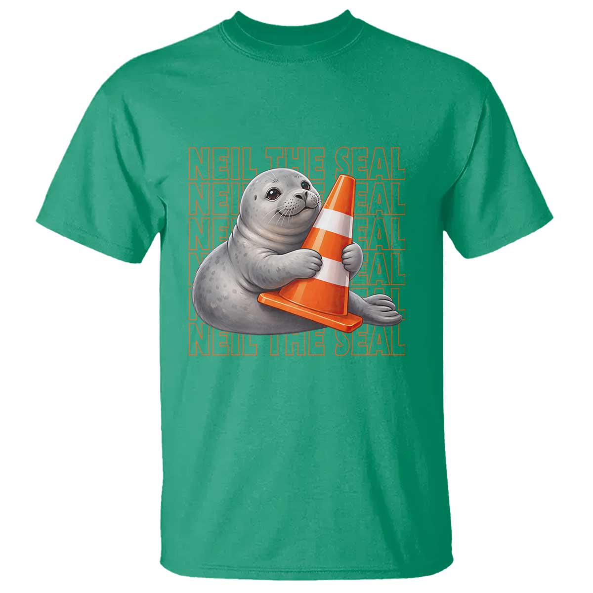 Neil The Seal Groovy T Shirt Retro Vintage Cute Seal Lover Graphic