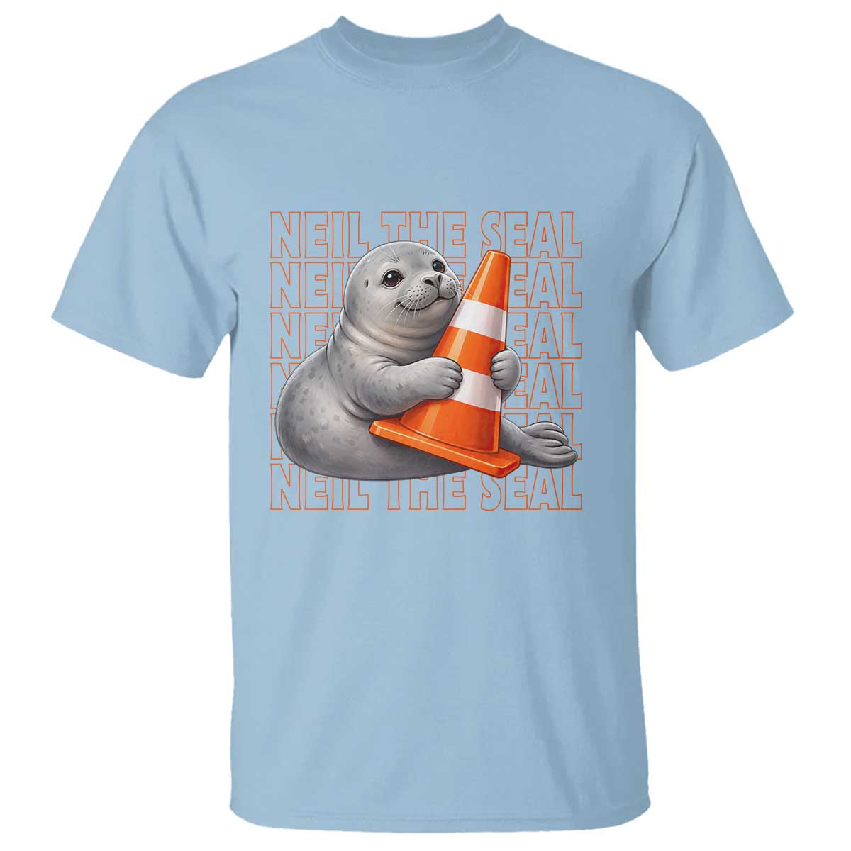 Neil The Seal Groovy T Shirt Retro Vintage Cute Seal Lover Graphic