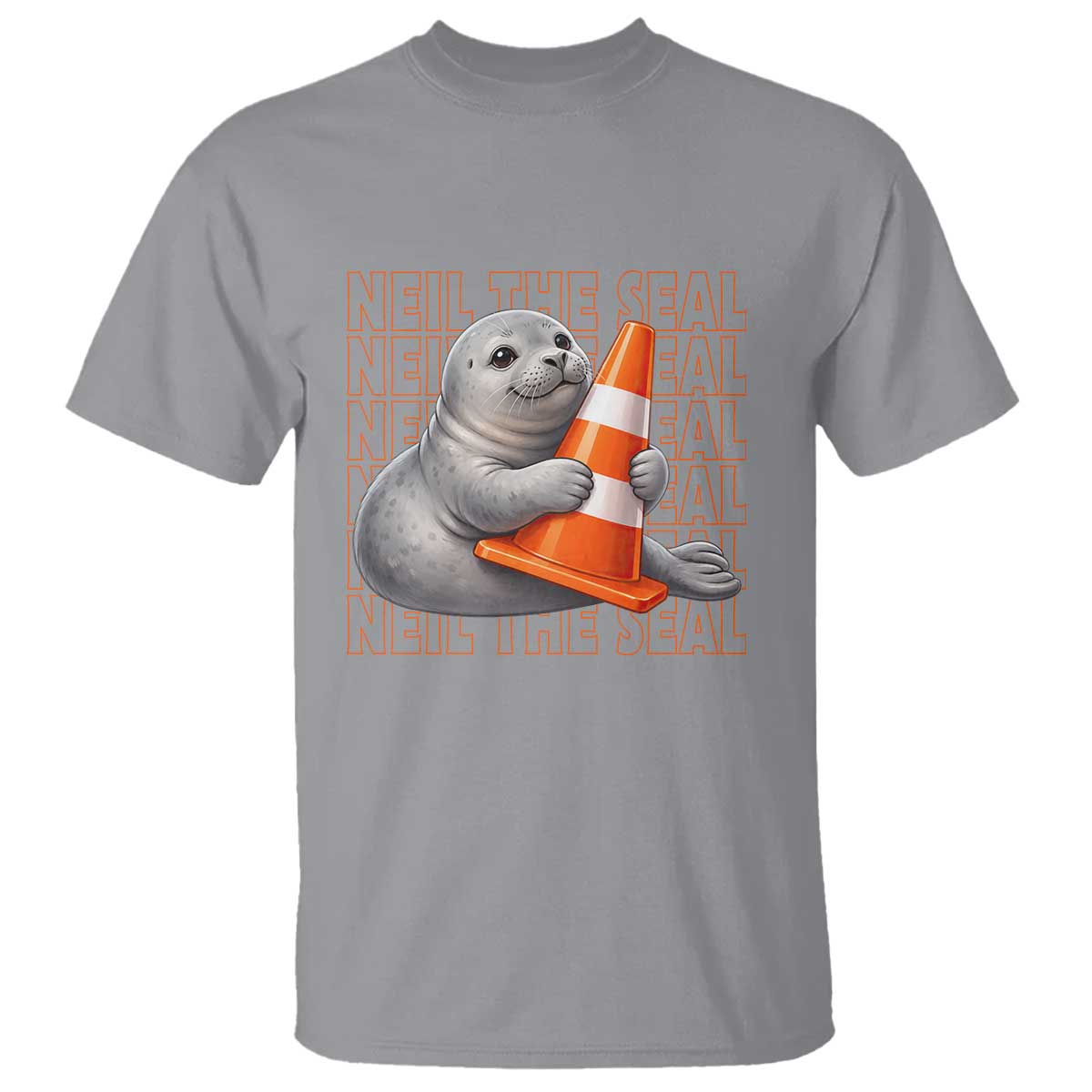 Neil The Seal Groovy T Shirt Retro Vintage Cute Seal Lover Graphic