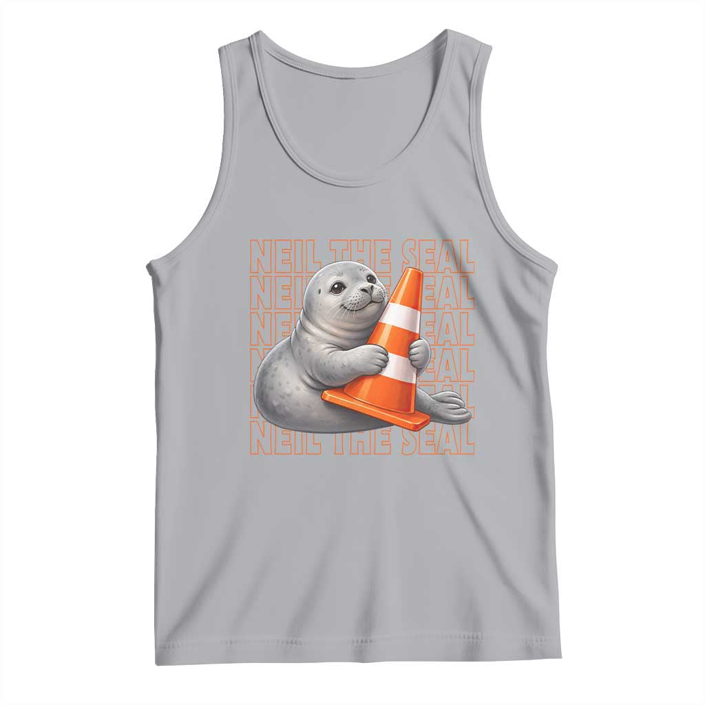 Neil The Seal Groovy Tank Top Retro Vintage Cute Seal Lover Graphic