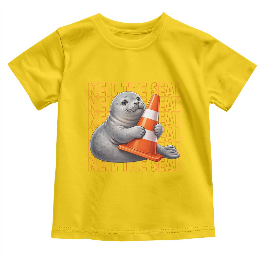 Neil The Seal Groovy Toddler T Shirt Retro Vintage Cute Seal Lover Graphic