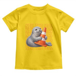 Neil The Seal Groovy Toddler T Shirt Retro Vintage Cute Seal Lover Graphic