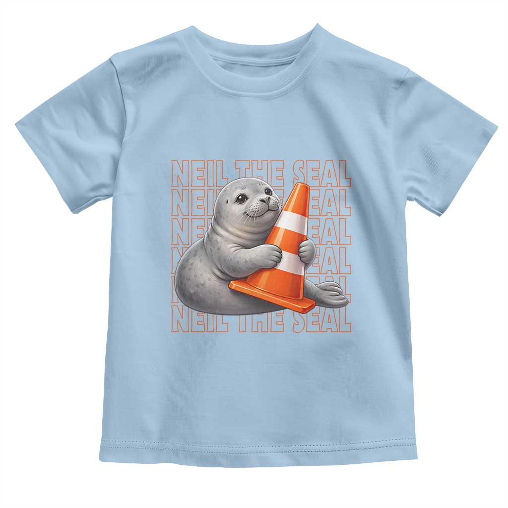 Neil The Seal Groovy Toddler T Shirt Retro Vintage Cute Seal Lover Graphic