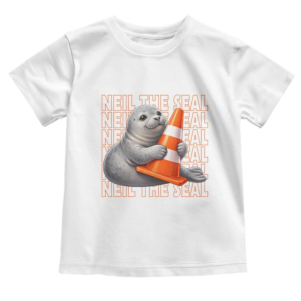 Neil The Seal Groovy Toddler T Shirt Retro Vintage Cute Seal Lover Graphic