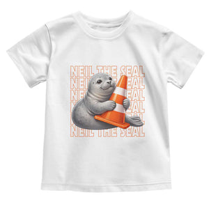 Neil The Seal Groovy Toddler T Shirt Retro Vintage Cute Seal Lover Graphic