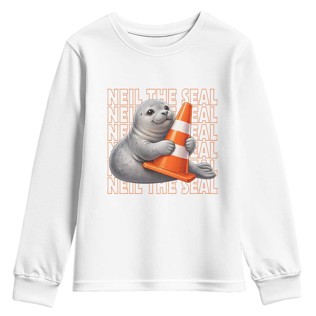 Neil The Seal Groovy Youth Sweatshirt Retro Vintage Cute Seal Lover Graphic