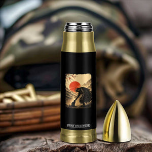 Vintage Japanese Art Samurai Warrior Black Cat Bullet Tumbler Ukiyoe Style Boop Meme