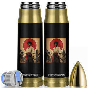Afro American Samurai Bushido Warrior Bullet Tumbler Vintage Japanese Ukiyoe Graphic