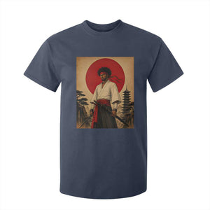 Afro American Samurai Bushido Warrior T Shirt For Kid Vintage Japanese Ukiyoe Graphic