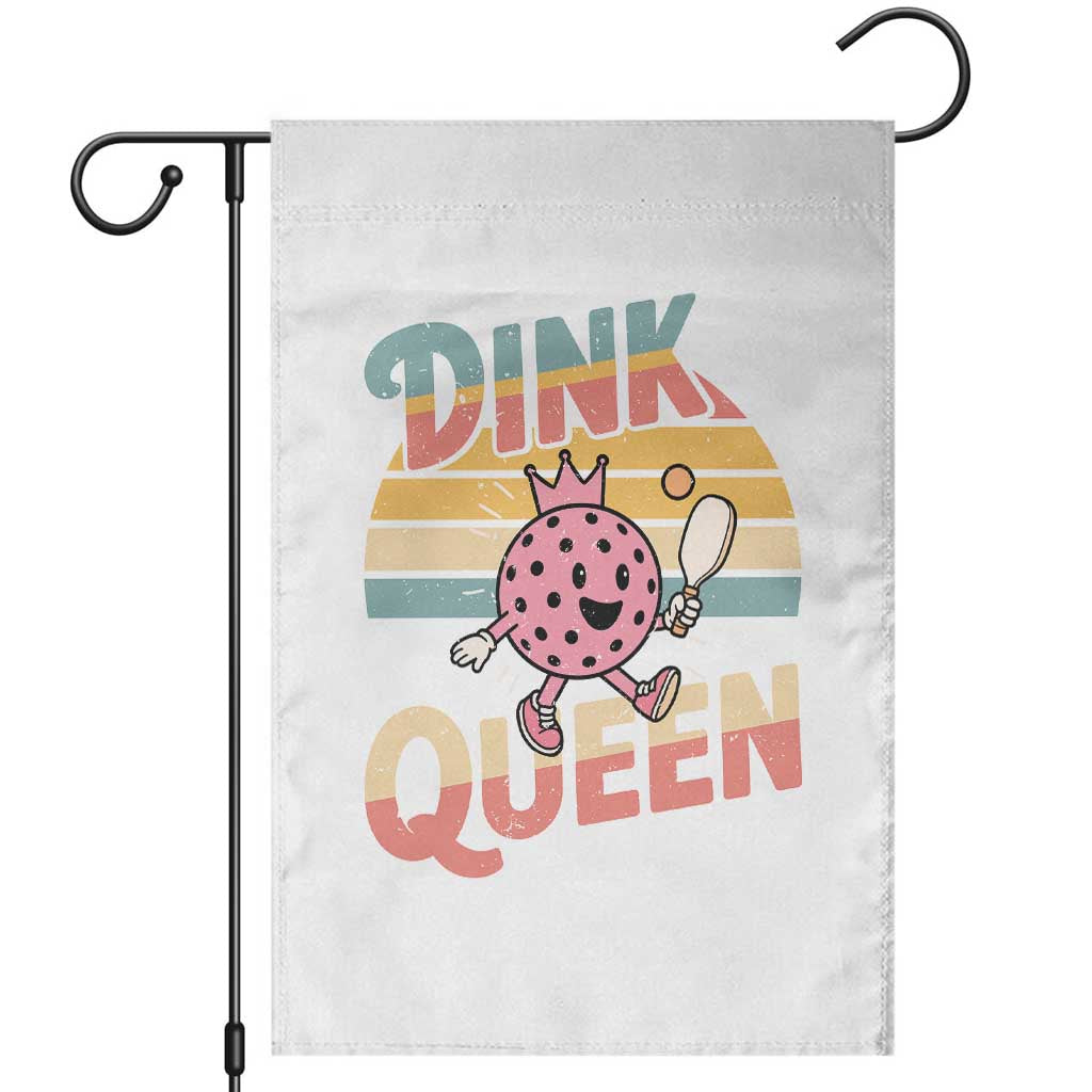 Pickleball Girl Lover Garden Flag Dink Queen TS12 White Print Your Wear