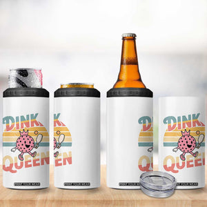 Pickleball Girl Lover 4 in 1 Can Cooler Tumbler Dink Queen TS12 Print Your Wear