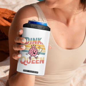 Pickleball Girl Lover 4 in 1 Can Cooler Tumbler Dink Queen TS12 Print Your Wear