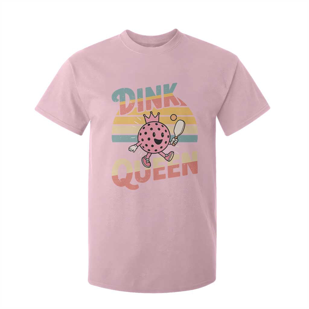 Pickleball Girl Lover T Shirt For Kid Dink Queen TS12 Light Pink Print Your Wear