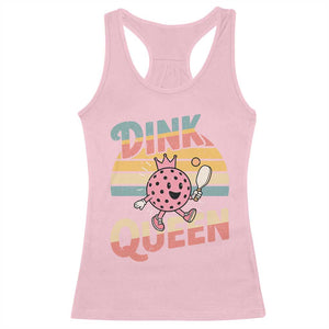 Pickleball Girl Lover Racerback Tank Top Dink Queen TS12 Light Pink Print Your Wear