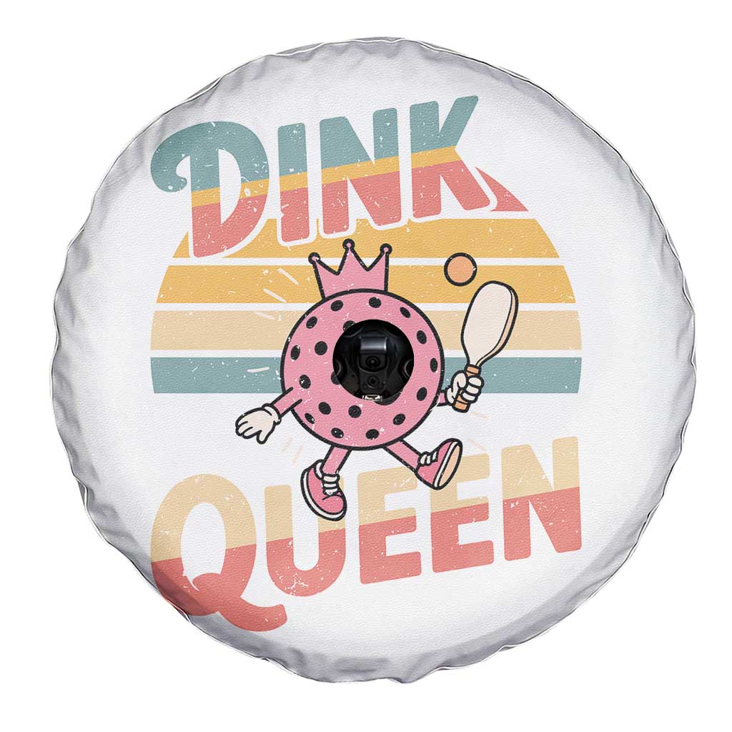 Pickleball Girl Lover Spare Tire Cover Dink Queen TS12 Print Your Wear