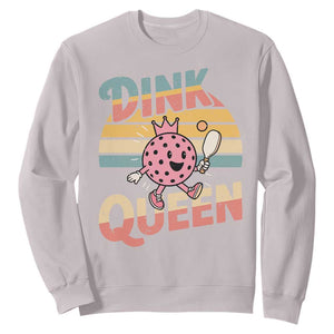 Pickleball Girl Lover Sweatshirt Dink Queen TS12 Ice Gray Print Your Wear