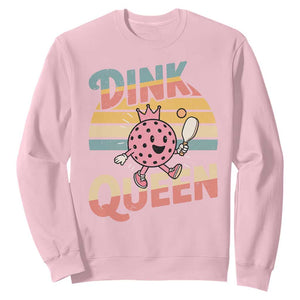 Pickleball Girl Lover Sweatshirt Dink Queen TS12 Light Pink Print Your Wear