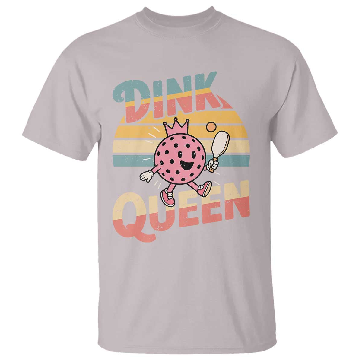 Pickleball Girl Lover T Shirt Dink Queen TS12 Ice Gray Print Your Wear