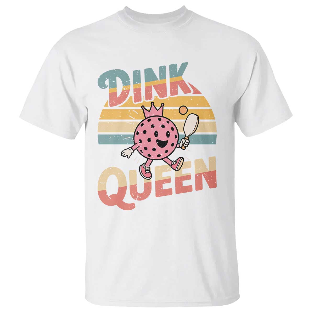 Pickleball Girl Lover T Shirt Dink Queen TS12 White Print Your Wear