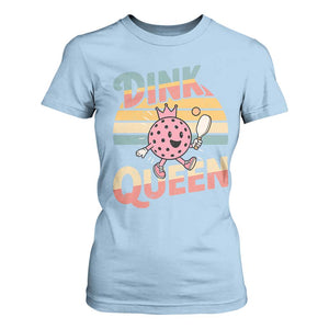 Pickleball Girl Lover T Shirt For Women Dink Queen TS12 Light Blue Print Your Wear
