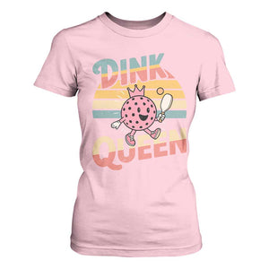 Pickleball Girl Lover T Shirt For Women Dink Queen TS12 Light Pink Print Your Wear