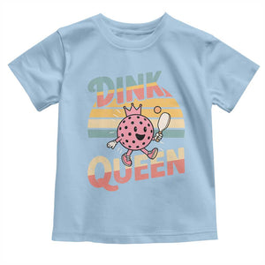 Pickleball Girl Lover Toddler T Shirt Dink Queen TS12 Light Blue Print Your Wear