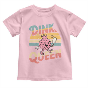 Pickleball Girl Lover Toddler T Shirt Dink Queen TS12 Light Pink Print Your Wear