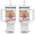 Pickleball Girl Lover Tumbler With Handle Dink Queen TS12 One Size: 40 oz White Print Your Wear