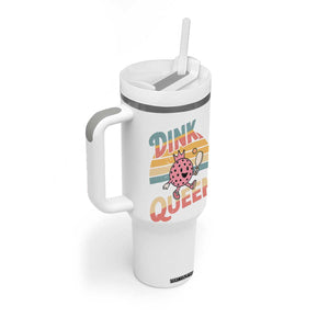 Pickleball Girl Lover Tumbler With Handle Dink Queen TS12 Print Your Wear