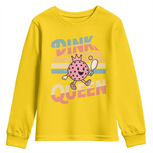 Pickleball Girl Lover Youth Sweatshirt Dink Queen TS12 Daisy Print Your Wear