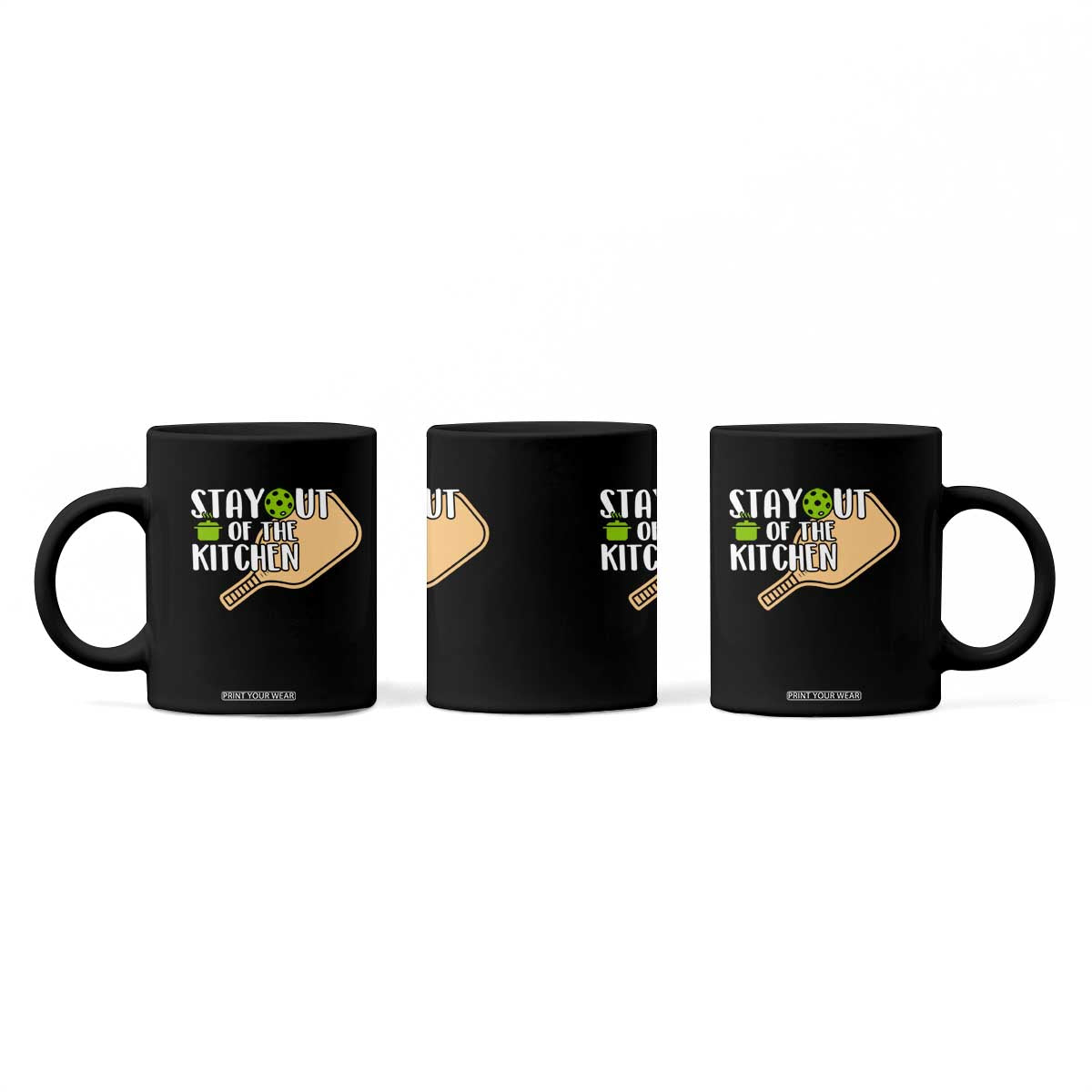Funny Pickleball Coffee Mug Stay Out Of The Kitchen TS12 Print Your Wear