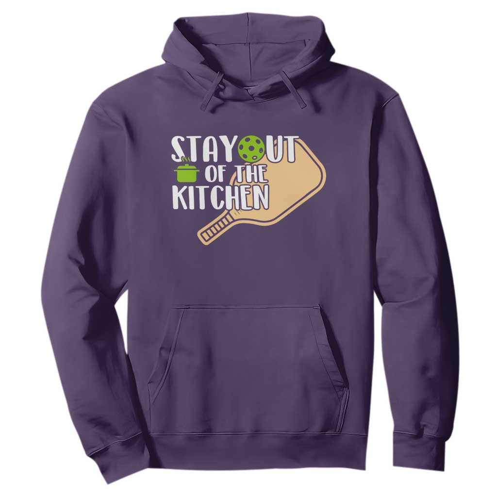 Funny Pickleball Hoodie Stay Out Of The Kitchen TS12 Purple Print Your Wear
