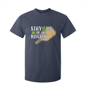 Funny Pickleball T Shirt For Kid Stay Out Of The Kitchen TS12 Navy Print Your Wear