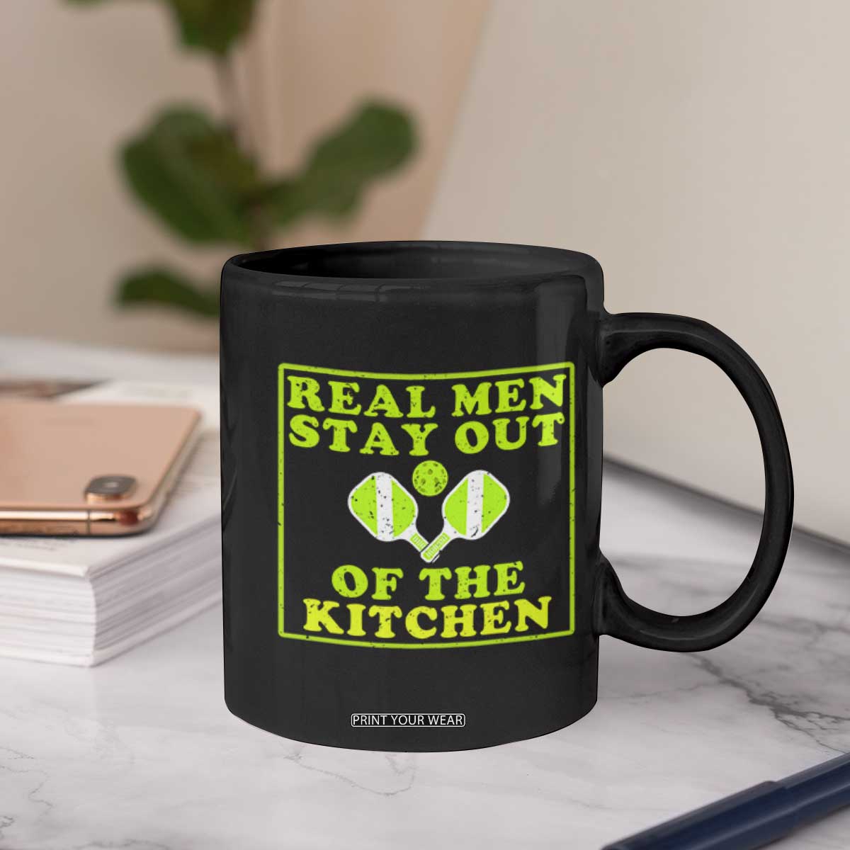 Funny Pickleball Coffee Mug Stay Out Of The Kitchen For Men TS12 Print Your Wear