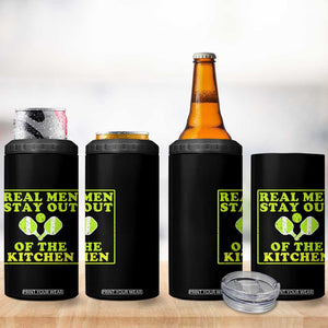 Funny Pickleball 4 in 1 Can Cooler Tumbler Stay Out Of The Kitchen For Men TS12 Print Your Wear