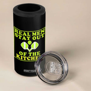 Funny Pickleball 4 in 1 Can Cooler Tumbler Stay Out Of The Kitchen For Men TS12 Print Your Wear