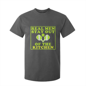 Funny Pickleball T Shirt For Kid Stay Out Of The Kitchen For Men TS12 Dark Heather Print Your Wear