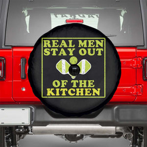 Funny Pickleball Spare Tire Cover Stay Out Of The Kitchen For Men TS12 Black Print Your Wear