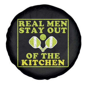 Funny Pickleball Spare Tire Cover Stay Out Of The Kitchen For Men TS12 Print Your Wear
