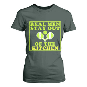 Funny Pickleball T Shirt For Women Stay Out Of The Kitchen For Men TS12 Dark Forest Green Print Your Wear